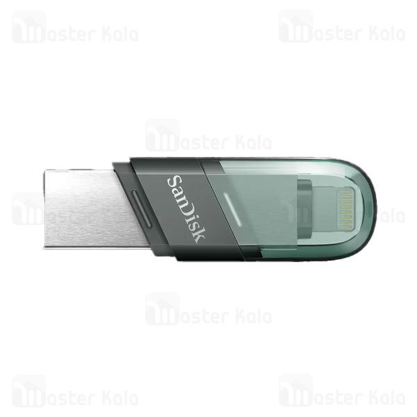 فلش مموری 128 گیگابایت لایتنینگ سن دیسک SanDisk iXpand Flip SDIX90N USB3.1